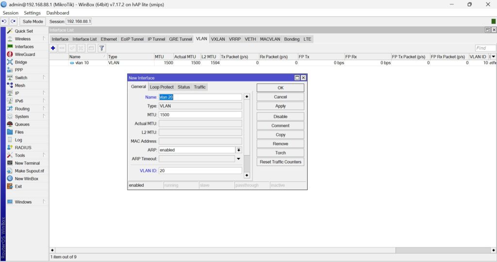 V-LAN Configuration